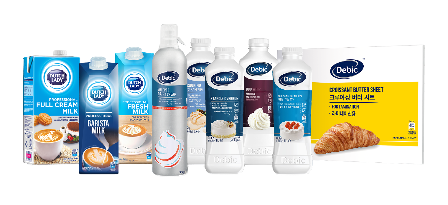 Dutch Lady Professional and Debic product solutions